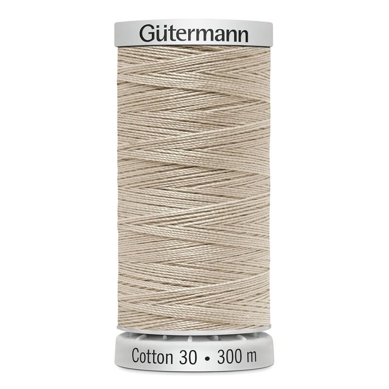 Gutermann Cotton 30 #1082 LIGHT NATURAL 300m Thread Embroidery Quilting