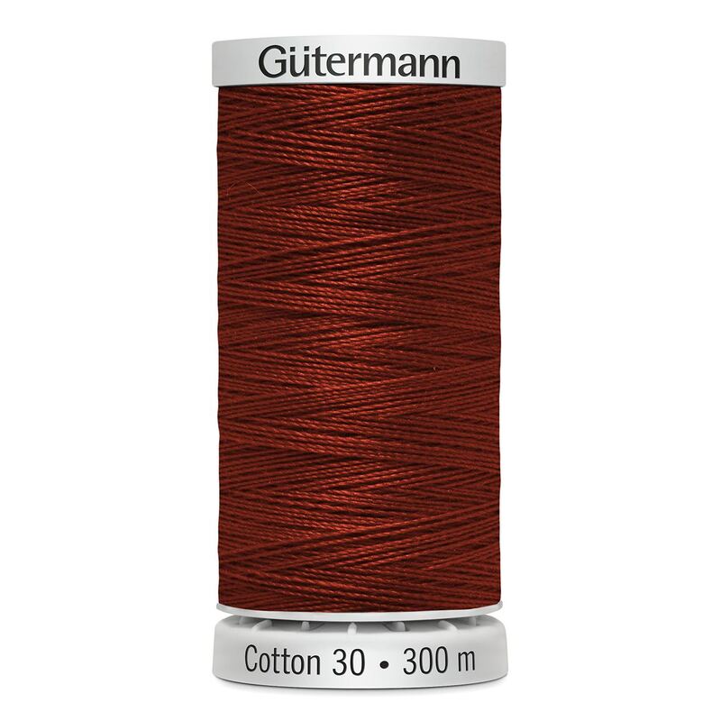 Gutermann Cotton 30 #1181 RUSTY RED 300m Embroidery & Quilting Thread