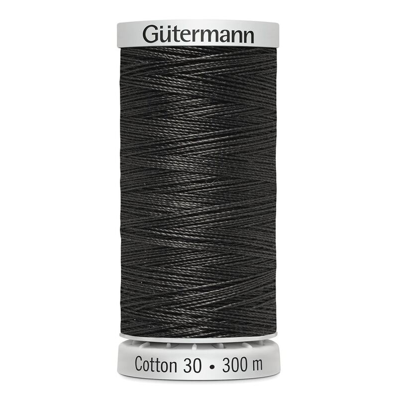 Gutermann Cotton 30 #1234 DARK GREY 300m Embroidery & Quilting Thread