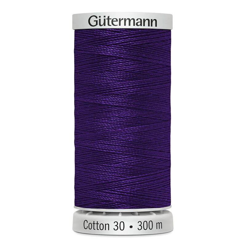 Gutermann Cotton 30 #1299 DARK VIOLET 300m Embroidery & Quilting Thread