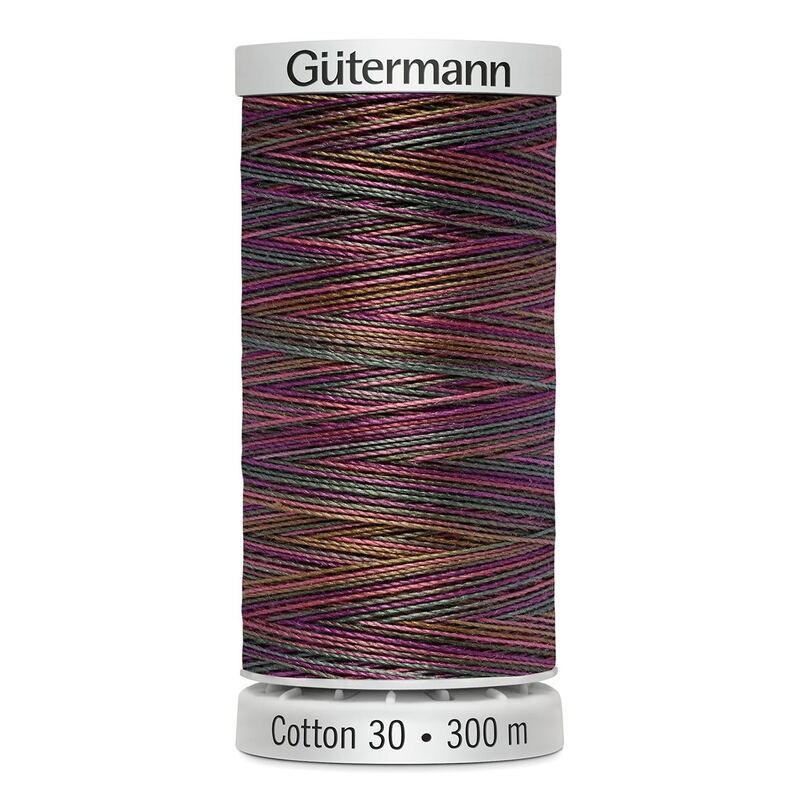 Gutermann Cotton 30 #4039 VARIEGATED MULTI 300m Embroidery & Quilting Thread