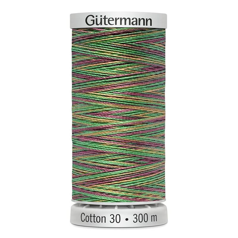 Gutermann Cotton 30 #4041 VARIEGATED MULTI 300m Embroidery & Quilting Thread