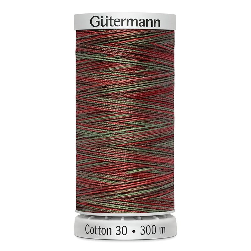 Gutermann Cotton 30 #4053 VARIEGATED 300m Embroidery & Quilting Thread
