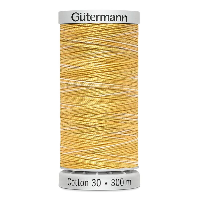 Gutermann Cotton 30 #4057 VARIEGATED YELLOW 300m Embroidery & Quilting Thread