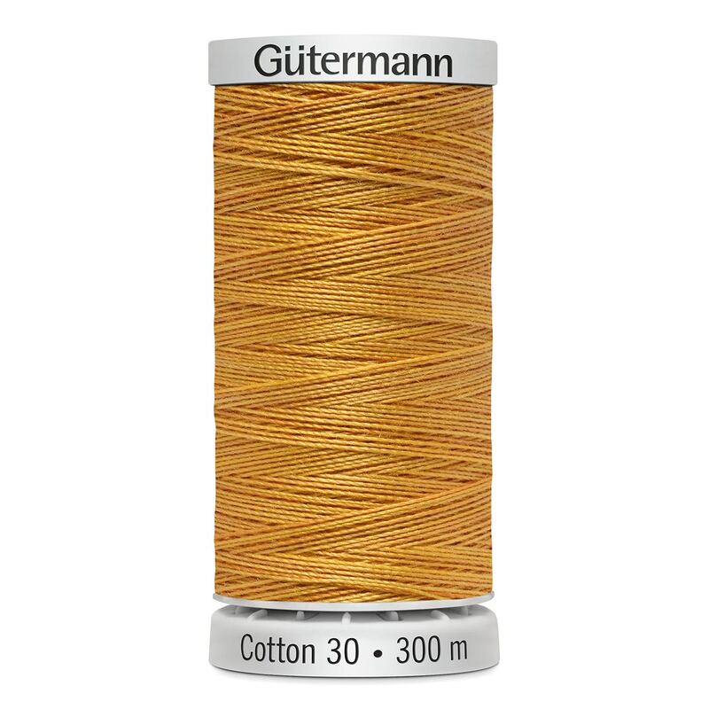 Gutermann Cotton 30 #4059 VARIEGATED GOLD ORANGE 300m Embroidery & Quilting Thread