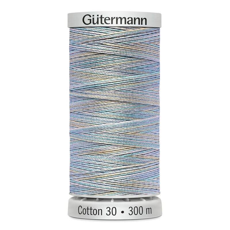 Gutermann Cotton 30 #4069 VARIEGATED SKY 300m Embroidery & Quilting Thread