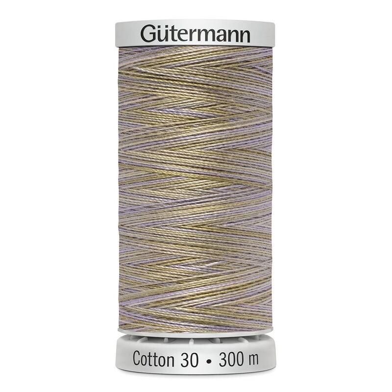 Gutermann Cotton 30 #4072 VARIEGATED GREY GREEN 300m Embroidery & Quilting Thread