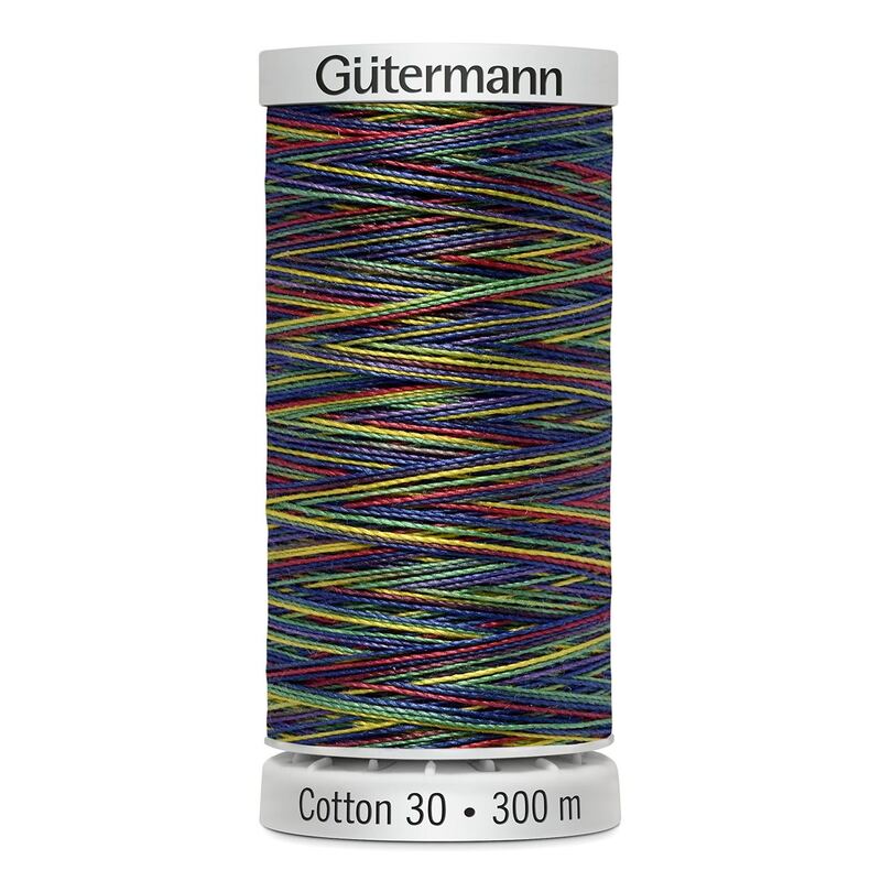 Gutermann Cotton 30 #4106 VARIEGATED 300m Embroidery & Quilting Thread