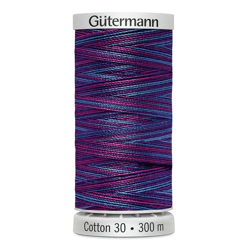 Gutermann Cotton 30 #4111 VARIEGATED 300m Embroidery & Quilting Thread