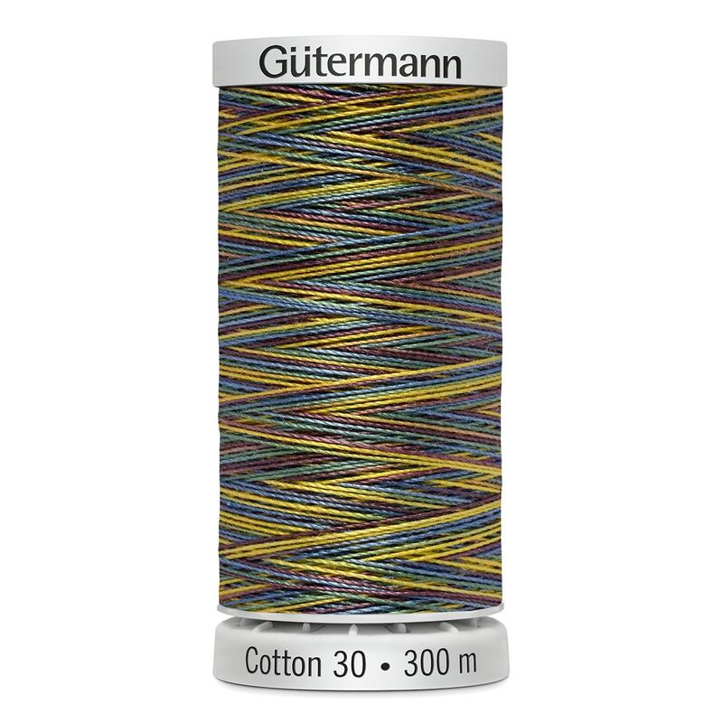 Gutermann Cotton 30 #4113 VARIEGATED 300m Embroidery & Quilting Thread