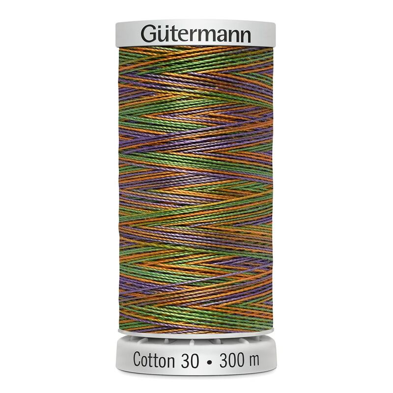 Gutermann Cotton 30 #4116 VARIEGATED MULTI MIX 300m Embroidery & Quilting Thread