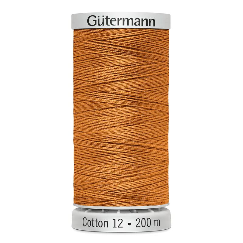 Gutermann Cotton 12 #1238 ORANGE 200m Embroidery & Quilting Thread