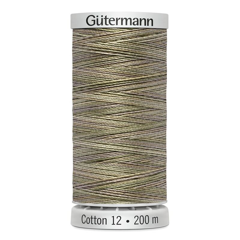 Gutermann Cotton 12 #4023 VARIEGATED 200m Spool Embroidery & Quilting Thread
