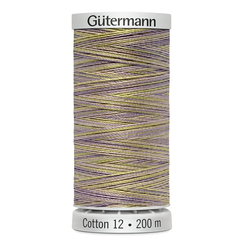 Gutermann Cotton 12 #4024 VARIEGATED 200m Spool Embroidery & Quilting Thread