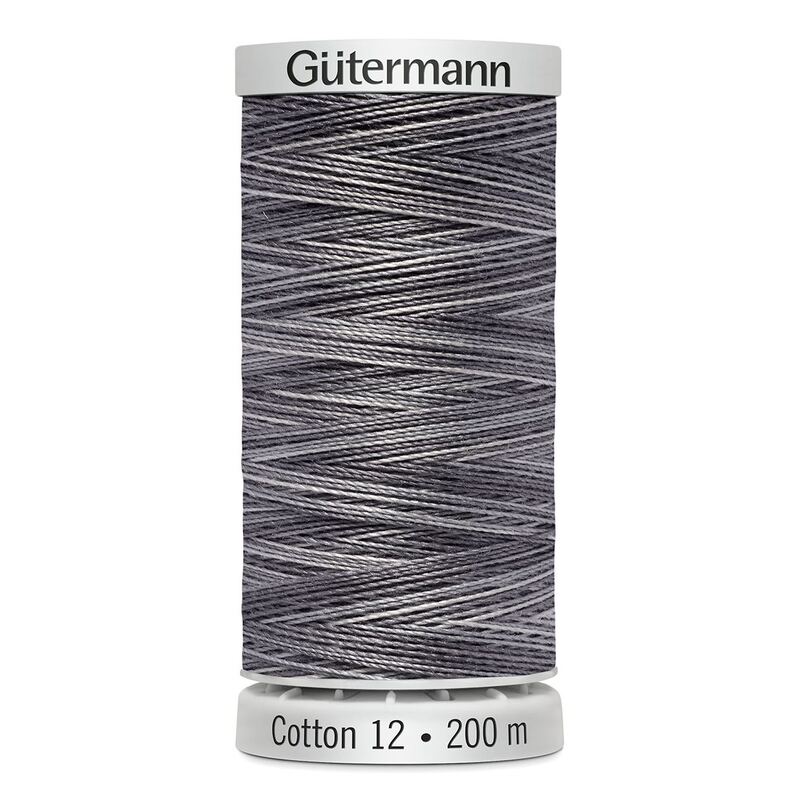 Gutermann Cotton 12 #4028 VARIEGATED 200m Spool Embroidery & Quilting Thread