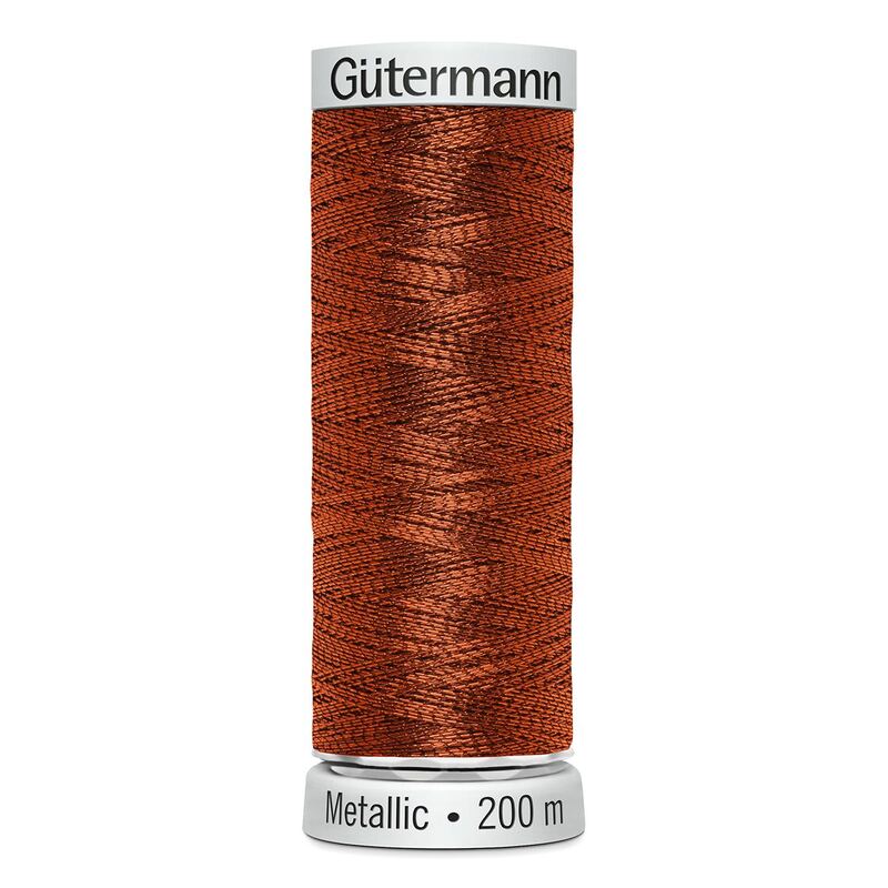 Gutermann Metallic Machine Embroidery Thread, 200m, Colour 7010