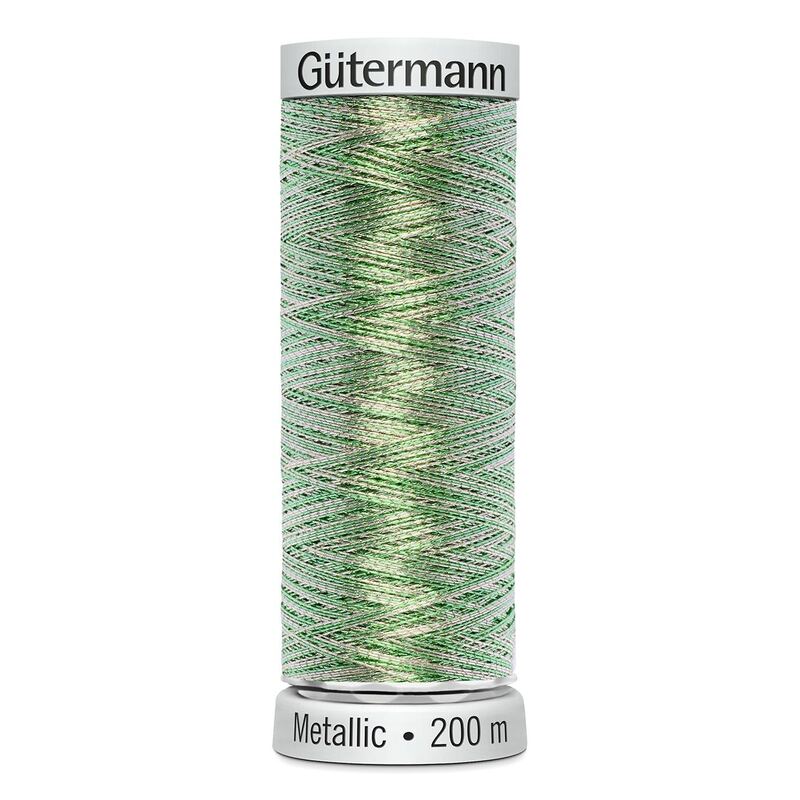 Gutermann Metallic Machine Embroidery Thread, 200m, Colour 7025