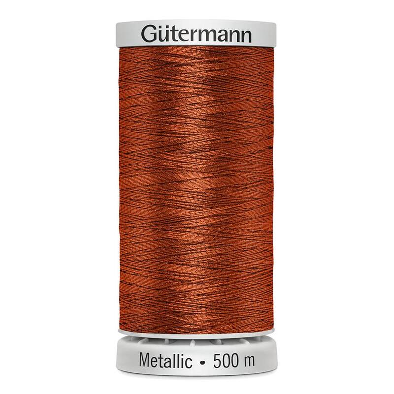 Gutermann Metallic #7010, 500m Machine Embroidery Thread