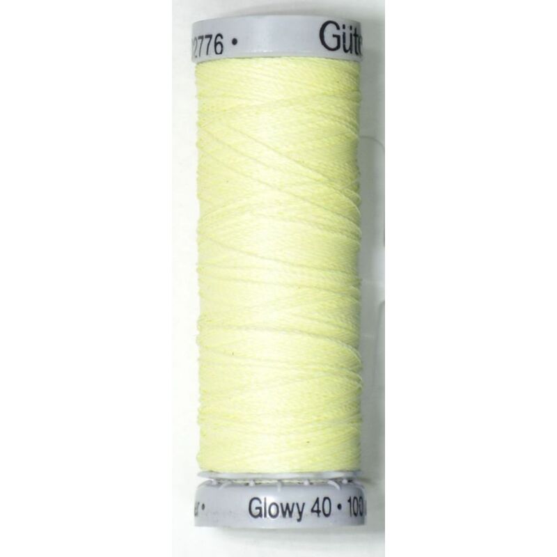 Gutermann Glowy 40 Thread 100M #1 Luminescent Yellow