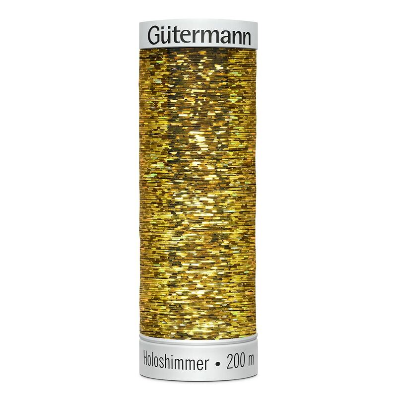 Gutermann Holoshimmer Metal-Effect Embroidery Thread 200m Spool Colour 6007