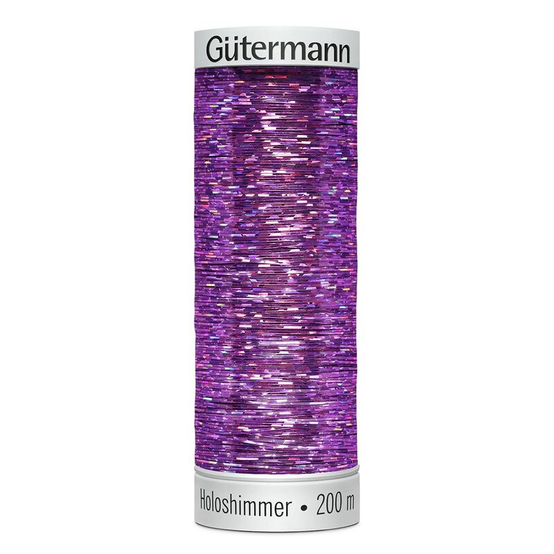 Gutermann Holoshimmer Metal-Effect Embroidery Thread 200m Spool Colour 6013