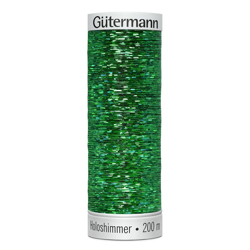 Gutermann Holoshimmer Metal-Effect Embroidery Thread 200m Spool Colour 6018