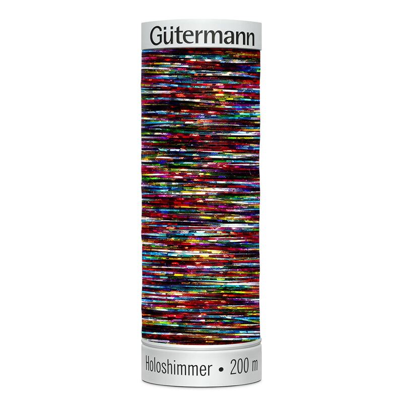 Gutermann Holoshimmer Metal-Effect Embroidery Thread 200m Spool Colour 6045