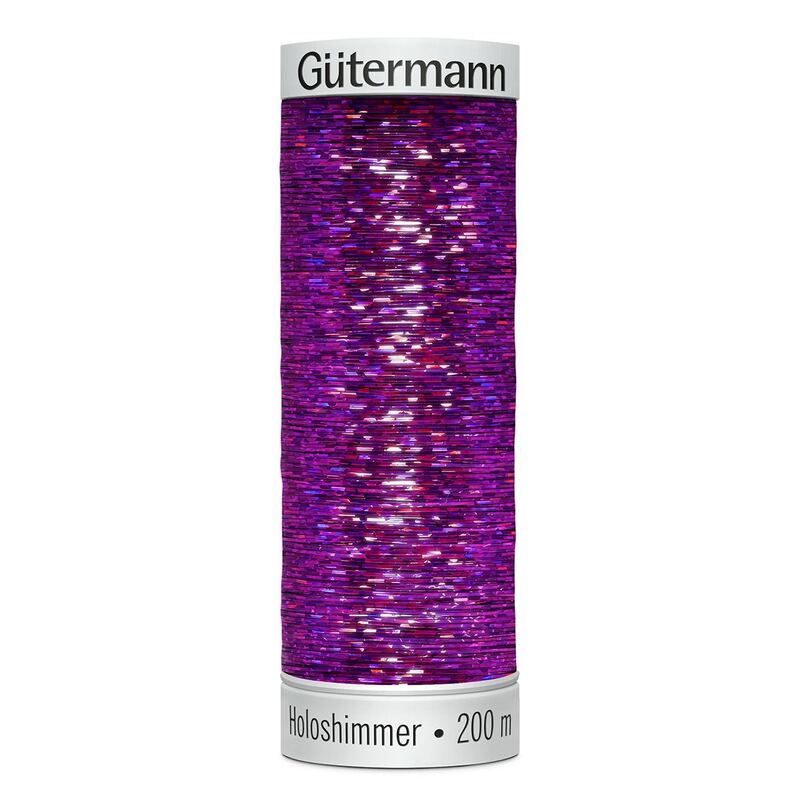 Gutermann Holoshimmer Metal-Effect Embroidery Thread 200m Spool Colour 6050