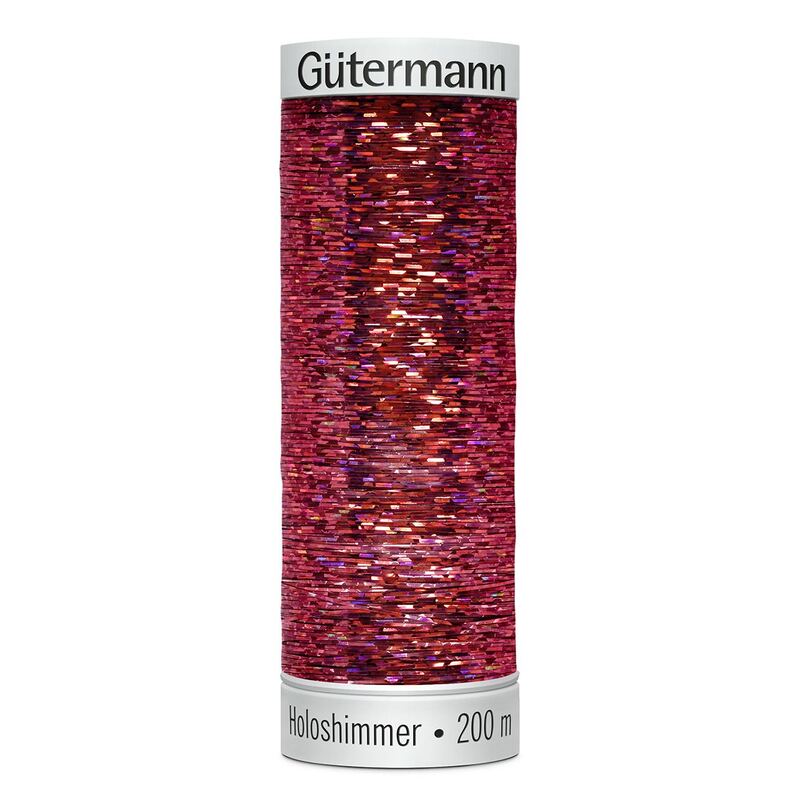 Gutermann Holoshimmer Metal-Effect Embroidery Thread 200m Spool Colour 6054