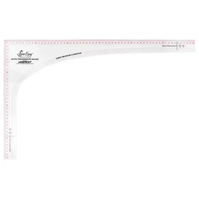 Sew Easy Metric Dressmakers Square Ruler 365mm x 605mm