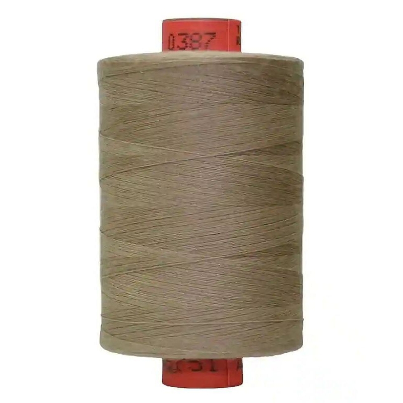 Rasant 75 Thread, #0387 MEDIUM BEIGE BROWN, 1000m, Core Spun Polyester Cotton Thread