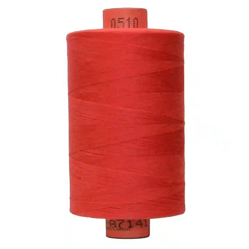 Rasant 75 Thread, #0510 RED, 1000m, Core Spun Polyester Cotton Thread