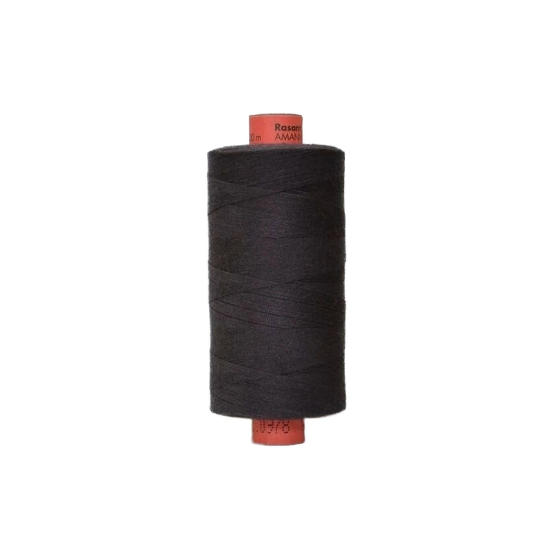 Rasant 75 Thread, #0978 VERY DARK GREY BROWN, 1000m, Core Spun Polyester Cotton Thread