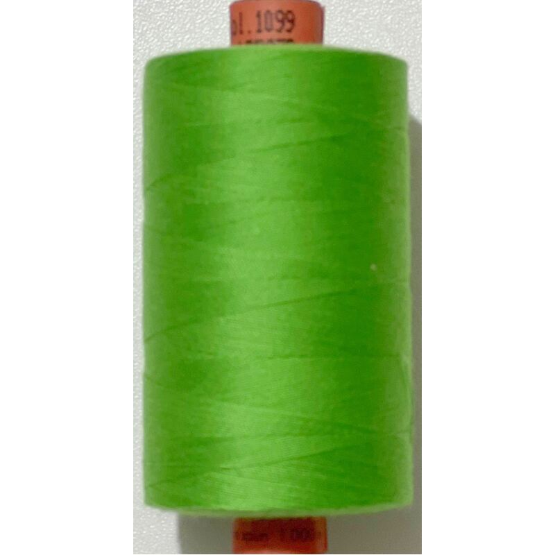 Rasant 75 Thread, #1099 BRIGHT KELLY GREEN 1000m, Core Spun Polyester Cotton Thread