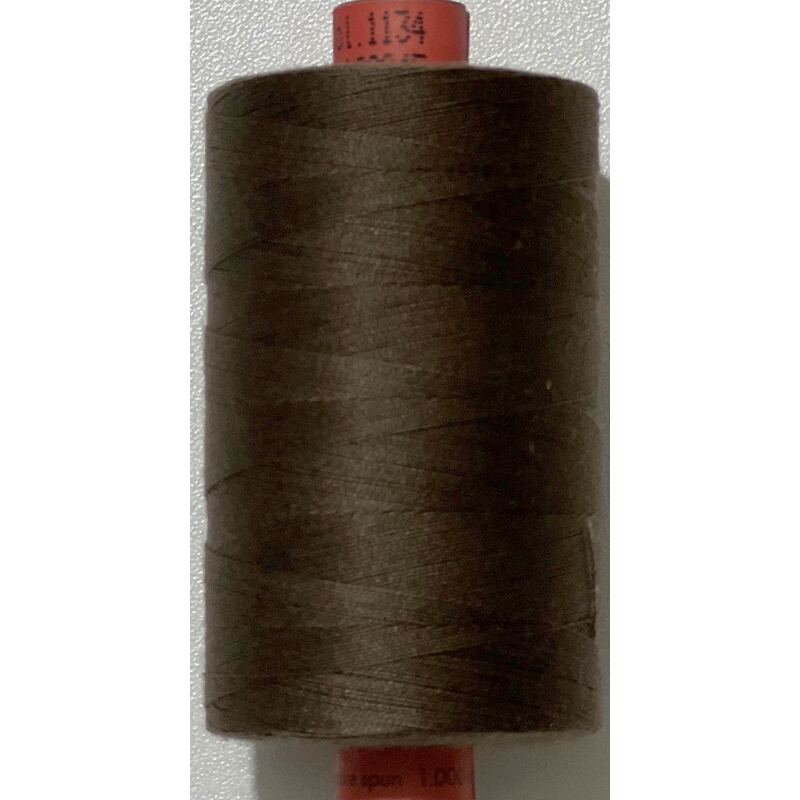 Rasant 75 Thread, #1134 DARK BROWN 1000m, Core Spun Polyester Cotton Thread