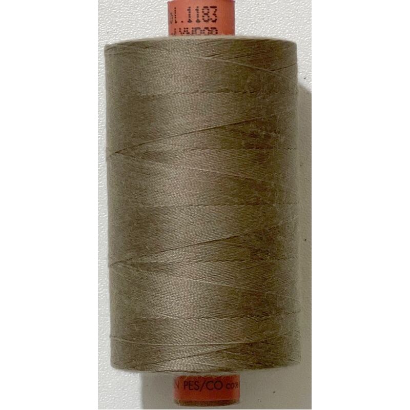 Rasant 75 Thread, #1183 DARK BEIGE GREY 1000m, Core Spun Polyester Cotton Thread