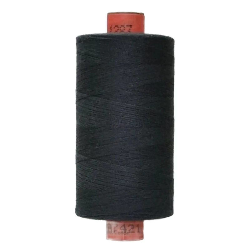 Rasant 75 Thread, #1283 CHARCOAL BLACK, 1000m, Core Spun Polyester Cotton Thread