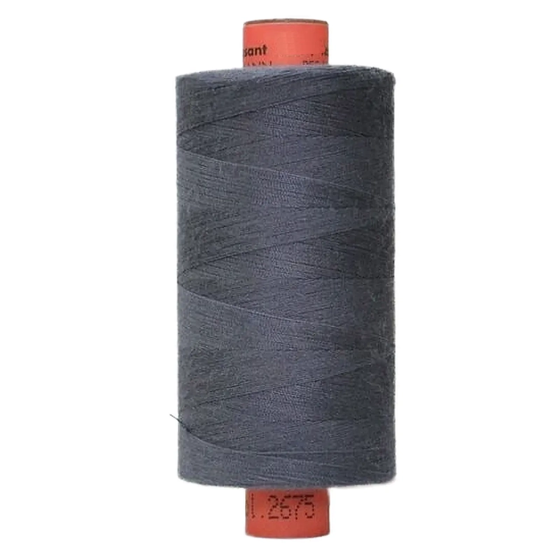 Rasant 75 Thread, #2675 DARK ASH GREY, 1000m, Core Spun Polyester Cotton Thread
