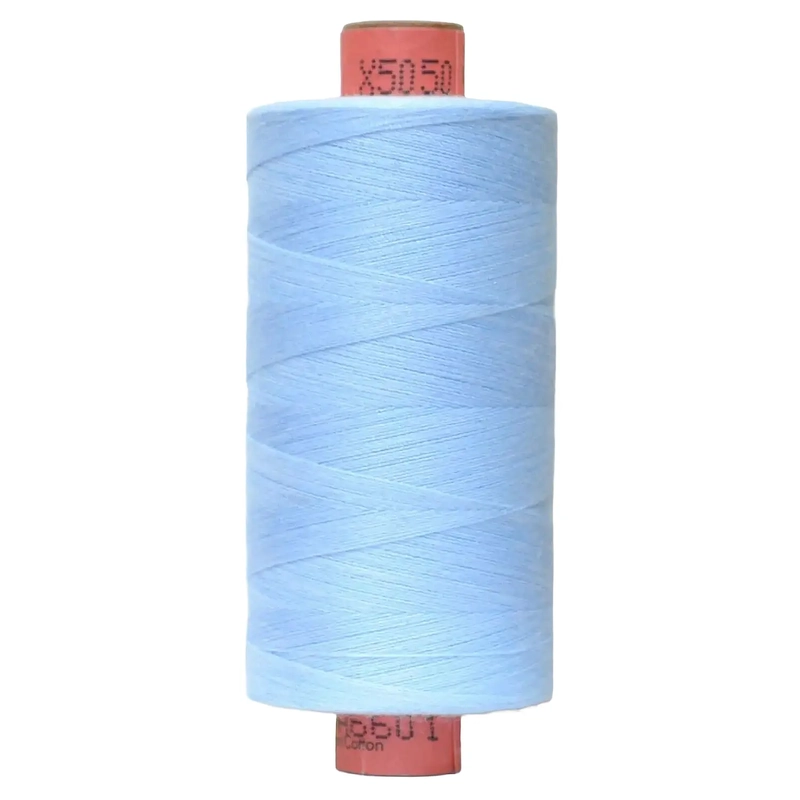 Rasant 75 Thread, #X5050 SKY BLUE, 1000m, Core Spun Polyester Cotton Thread