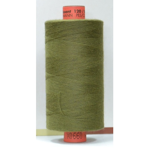Rasant 120 Thread #X0660 DARK KHAKI GREEN 1000m Sewing & Quilting Thread