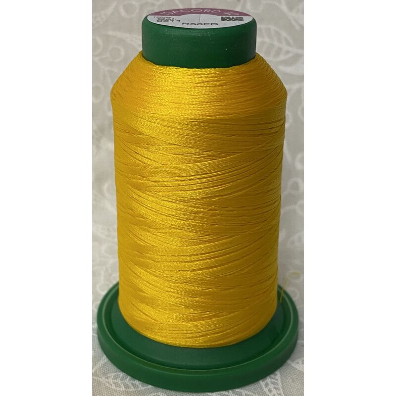 ISACORD 40 #0311 CANARY YELLOW 1000m Machine Embroidery Sewing Thread