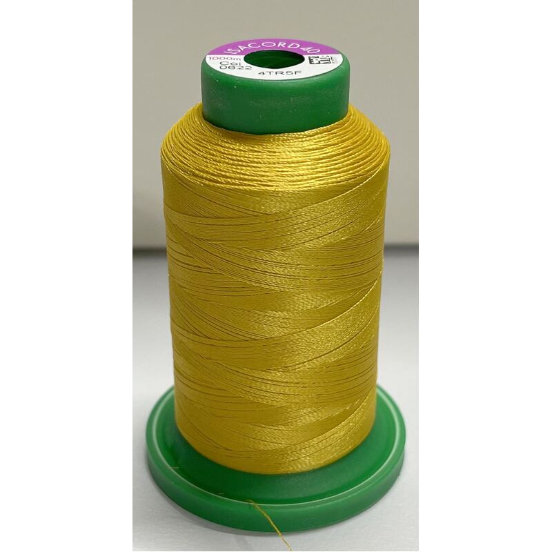 0310 - YELLOW - ISACORD EMBROIDERY THREAD 40 WT – Embroidery Supply Shop