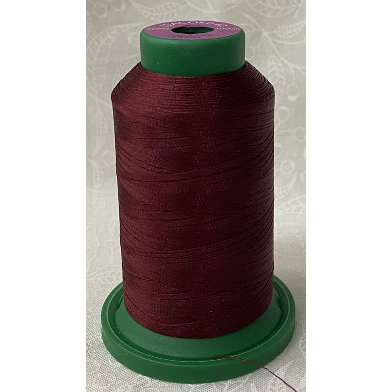ISACORD 40 #2123 BORDEAUX 1000m Machine Embroidery Sewing Thread