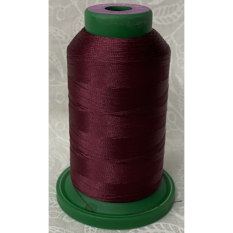 ISACORD 40 #2222 BURGUNDY 1000m Machine Embroidery Sewing Thread