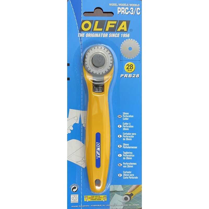 Olfa 28mm Perforation Rotary Cutter, Model PRC-3/C