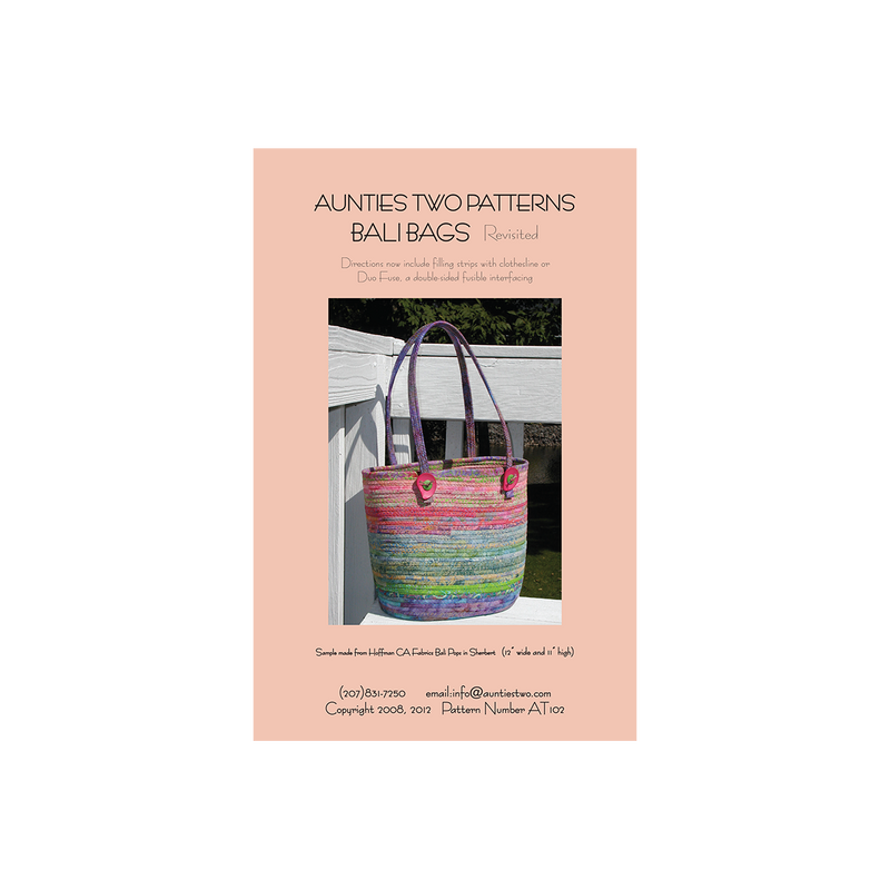 Bali Bags Revisited by Aunties Two (Pattern & Instructions)