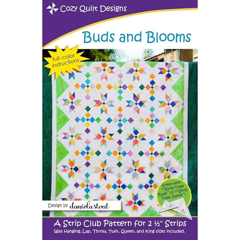 Buds & Blooms Quilt Pattern by Cozy Quilt Designs (Pattern & Instructions)