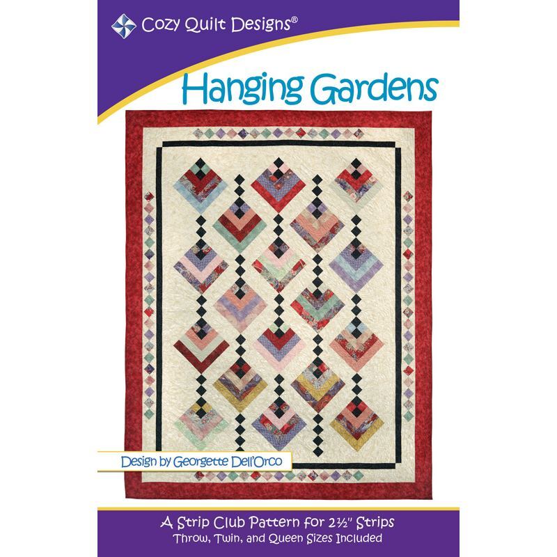Hanging Gardens Quilt Pattern by Cozy Quilt Designs (Pattern & Instructions)