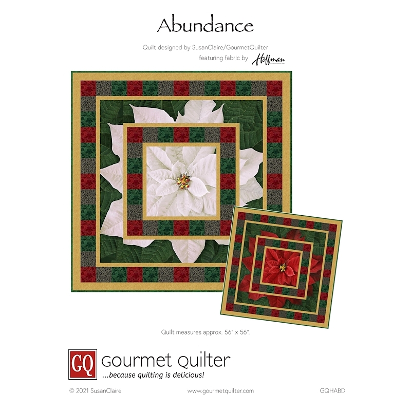 Abundance Quilt Pattern by Gourmet Quilter (Pattern & Instructions)