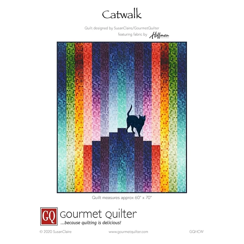 Catwalk Quilt Pattern by Gourmet Quilter (Pattern & Instructions)